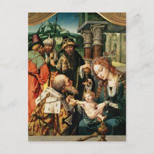 Die Verehrung der Magi 2 Postkarte