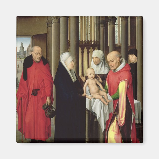Die Verehrung der Magi: Der rechte Triptychenkreis Magnet (Vorne)