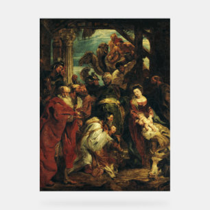 Die Verehrung der Magi durch Peter Paul Rubens Acrylschild