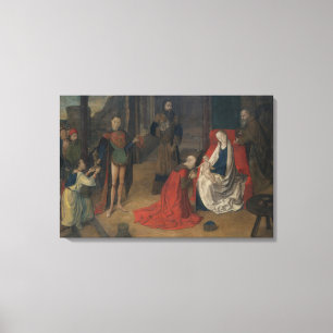 Die Verehrung der Magi Leinwanddruck