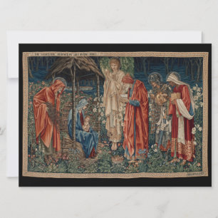 Die Verehrung der Magi (von Edward Burne-Jones) Karte