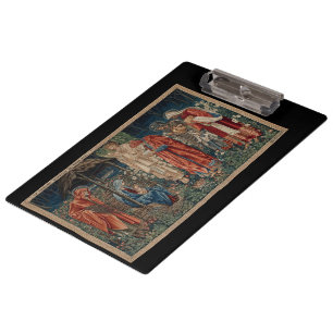 Die Verehrung der Magi (von Edward Burne-Jones) Klemmbrett