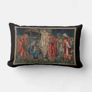 Die Verehrung der Magi (von Edward Burne-Jones) Lendenkissen