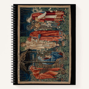 Die Verehrung der Magi (von Edward Burne-Jones) Notizbuch