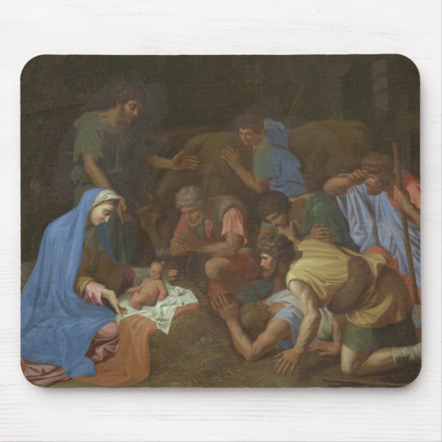 Die Verehrung der Schäfer circa 1653 Mousepad (Vorne)