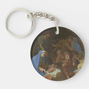 Die Verehrung der Schäfer circa 1653 Schlüsselanhänger