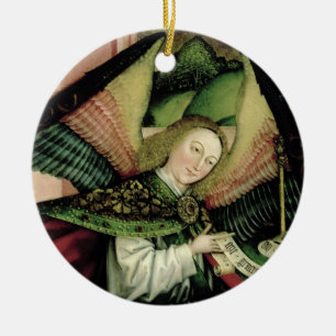 Die Verehrung der Schäfer - Detail von einem Ange Keramikornament