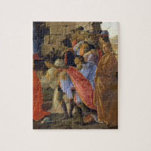 Die Verehrung der Weisen, Detail der Schilderung Puzzle