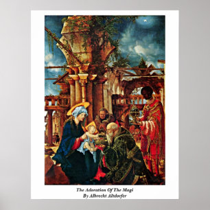 Die Verehrung der Weisen durch Albrecht Altdorfer Poster