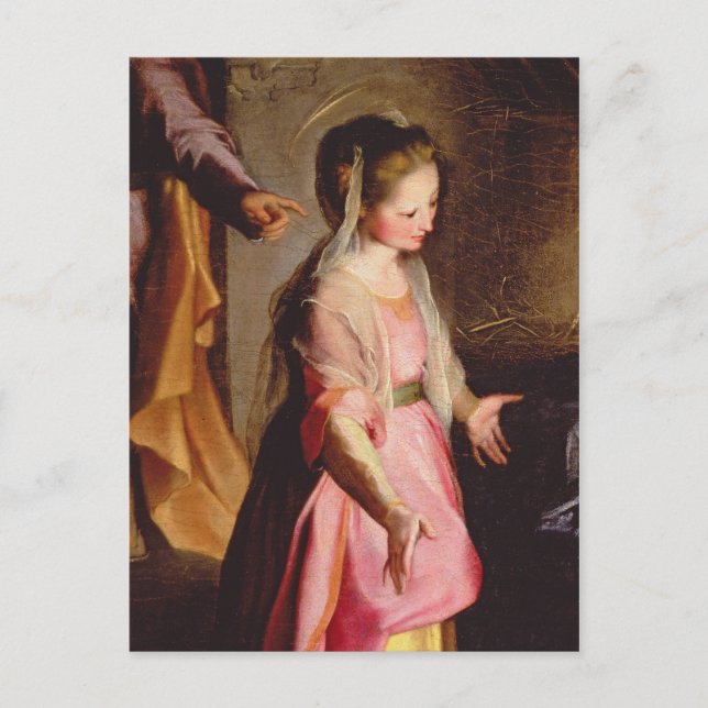 Die Verehrung des Kindes, 1597 Postkarte (Vorderseite)