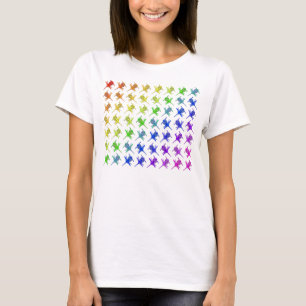 Die vereinigten Farben des Disc-Golfs T-Shirt