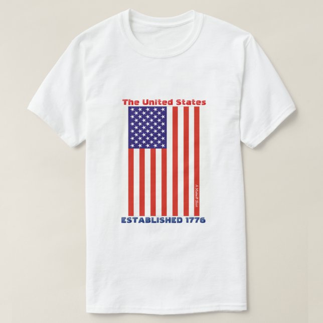 Die Vereinigten Staaten (1776) - Ein MisterP-Shirt T-Shirt (Design vorne)