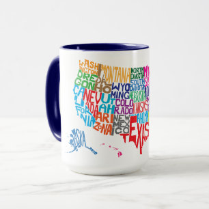 Die Vereinigten Staaten in den Namen Tasse