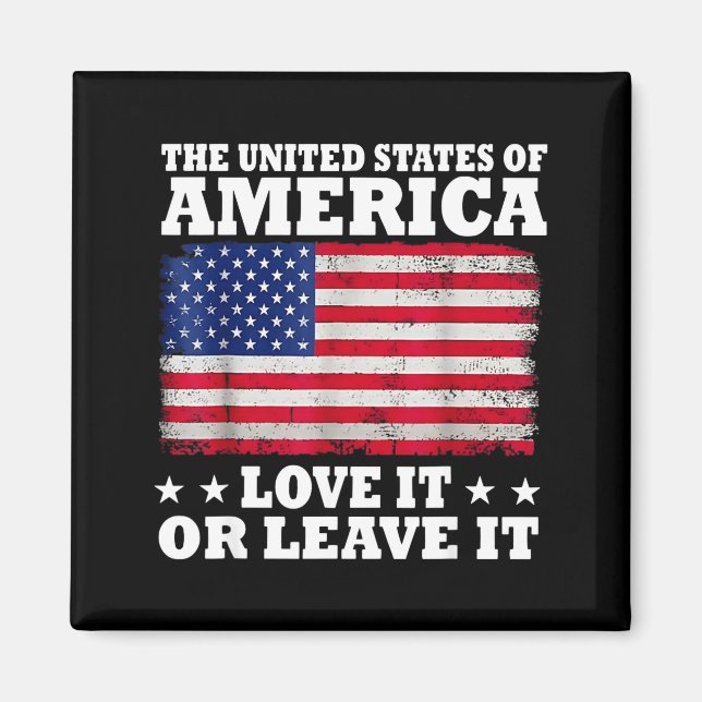 Die Vereinigten Staaten von Amerika Liebe oder ver Magnet (Vorne)