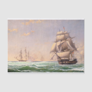 Die Vereinigten Staaten von Fitz Henry Lane Seidenpapier