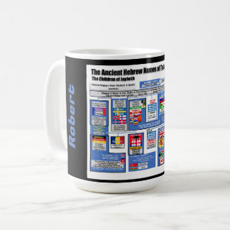 Die Vereinten Nationen von heute in den alten Hebr Kaffeetasse