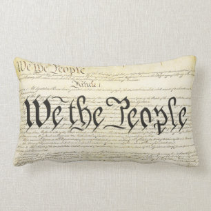 Die Verfassung der USA Lendenkissen