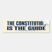 Die Verfassung ist der Leitfaden George Washington