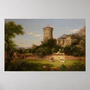 Die Vergangenheit (1838) — Thomas Cole Poster