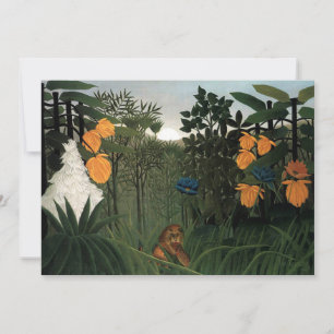 Die Vergangenheit des Löwen   Henri Rousseau