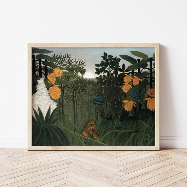 Die Vergangenheit des Löwen | Henri Rousseau Poster (Von Creator hochgeladen)