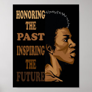 Die Vergangenheit ehren Black History Month Liebe Poster