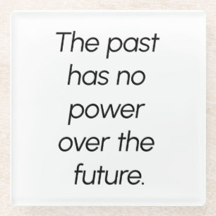 Die Vergangenheit Glasuntersetzer