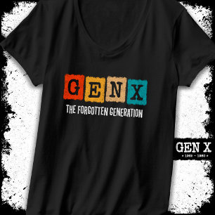 Die vergessene Generation X Gen Xer Funny Gen X T-Shirt