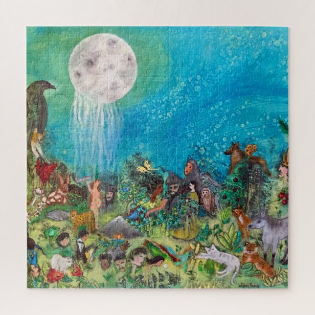 Die vergessene surreale Kunst Puzzle (Vertikal)