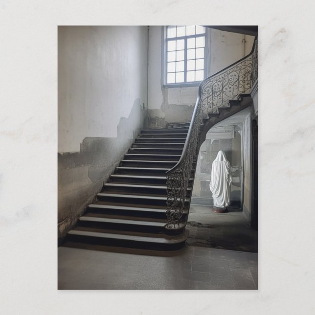 Die vergessenen, geistreichen Treppen Postkarte (Vorderseite)
