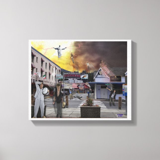 Die Vergewaltigung aus Alaska Leinwanddruck (Vorderseite)