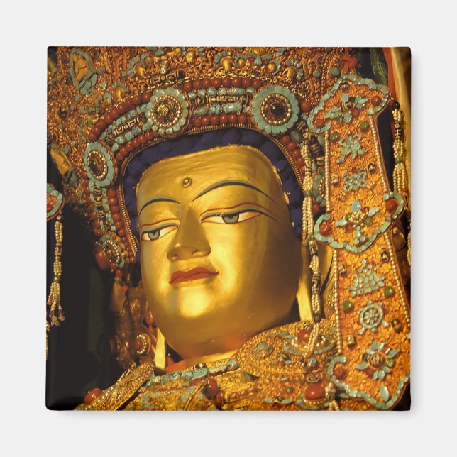 Die vergoldete Buddha-Statue, Jokhang Temple, Magnet (Vorne)