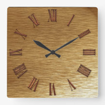 Die vergoldete goldfarbene Metallgehäuse-Uhr