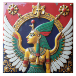 Die vergoldete Herrschaft der Nephthys Fliese