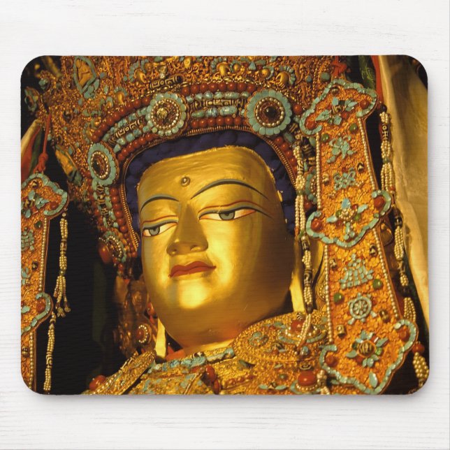 Die vergoldete Jowo Buddha Statue, Jokhang Temple, Mousepad (Vorne)