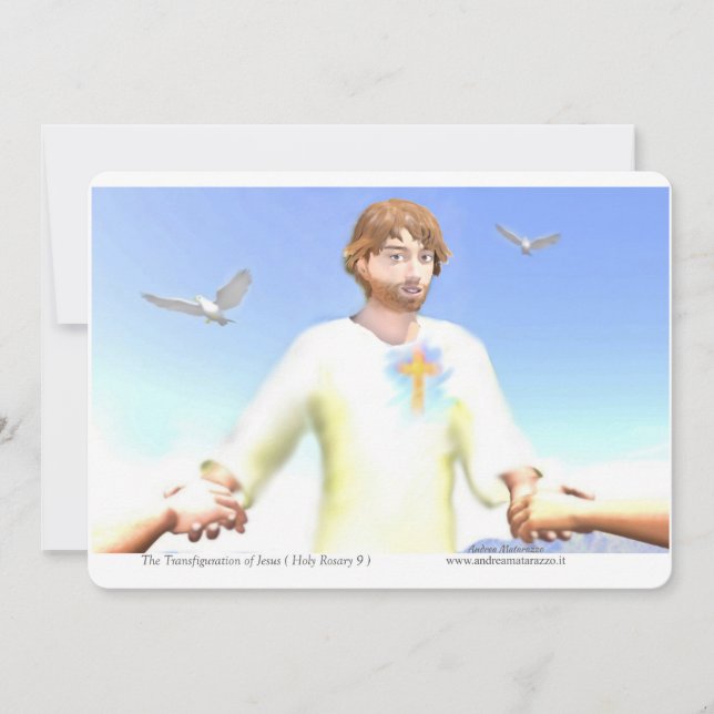 Die Verklärung Jesu Einladung (Vorderseite)