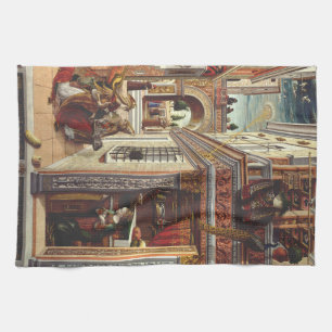 Die Verkündigung Carlo Crivelli Renaissance-Kunst Geschirrtuch