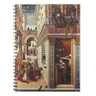 Die Verkündigung Carlo Crivelli Renaissance-Kunst Notizblock