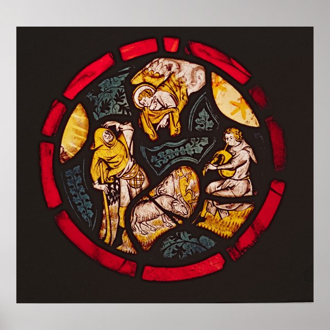 Die Verkündigung der Hirten Poster (Vorne)