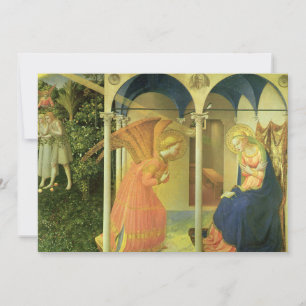 Die Verkündigung des Prado von Fra Angelico Einladung