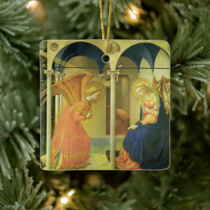 Die Verkündigung des Prado von Fra Angelico Keramikornament