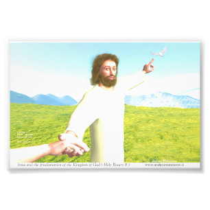 Die Verkündigung des Reiches Gottes Fotodruck