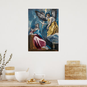 Die Verkündigung El Greco Poster