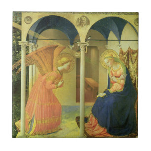 Die Verkündigung im Prado von Fra Angelico Fliese
