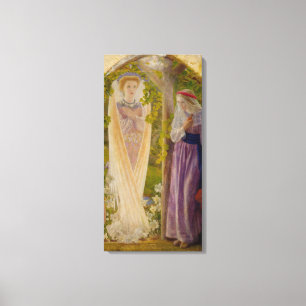 Die Verkündigung von Arthur Hughes Leinwanddruck