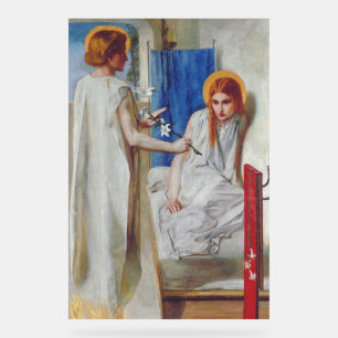 Die Verkündigung von Dante Gabriel Rossetti Acrylschild