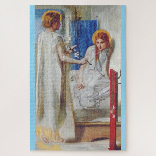 Die Verkündigung von Dante Gabriel Rossetti Puzzle