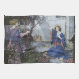Die Verkündigung von John William Waterhouse Geschirrtuch