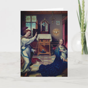 Die Verkündigung von Joos van Cleve: Leer Karte