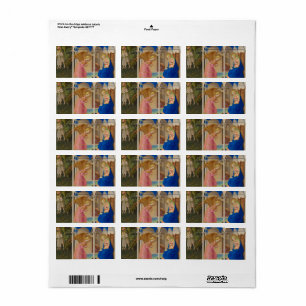 Die Verkündung 1426 von Fra Angelico Adressaufkleber